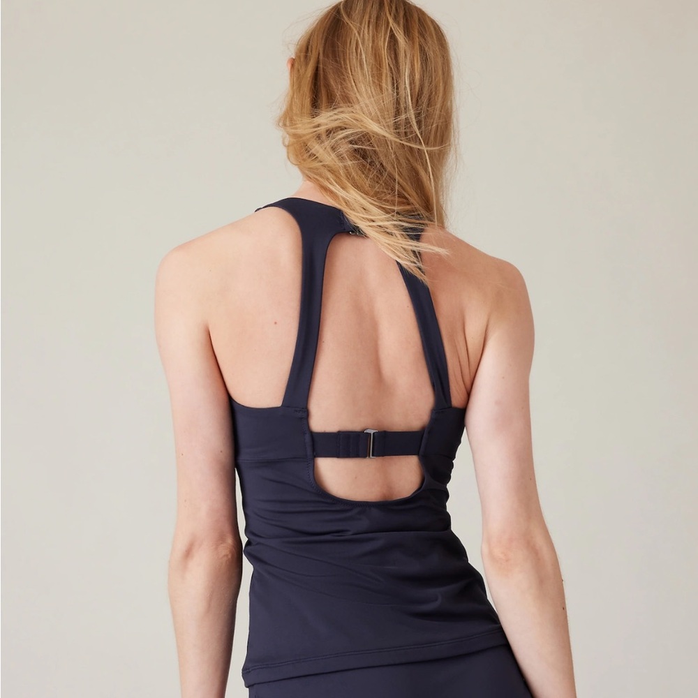 Athleta MALDIVES BRA CUP TANKINI- Dress Blue Color
